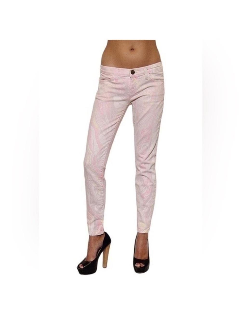 28 Current/Elliott The Stiletto Jeans in Marble Taffy